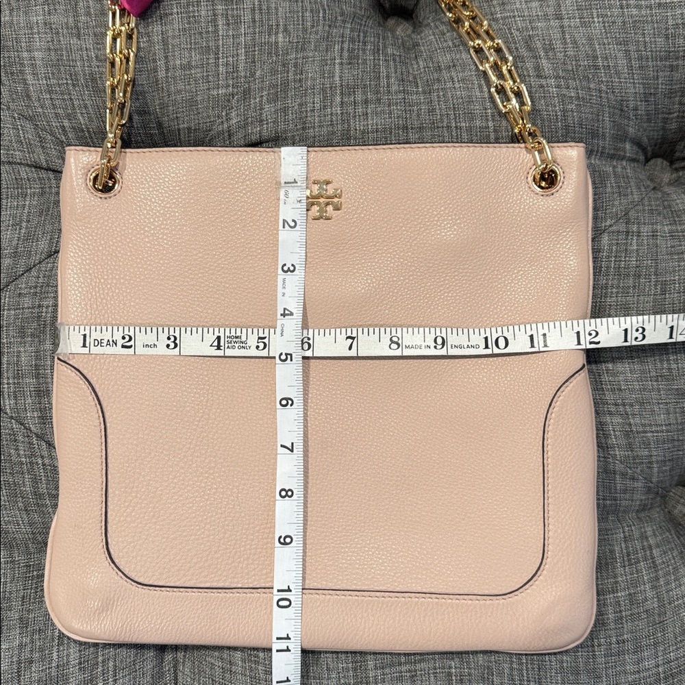 Tory Burch Marsden Swingpack Pink Blush Leather Gold Chain Convertible Crossbody - Picture 17 of 17